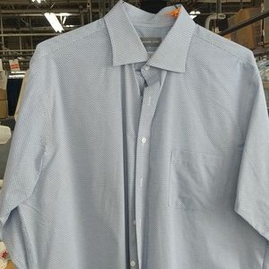 Light Blue Michael Kors Tall Fit Button down